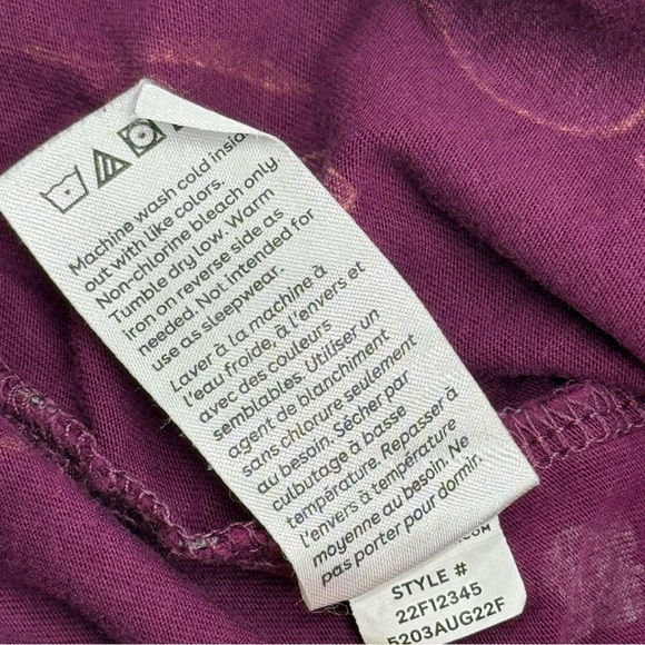 Tea Collection Girls Tiered Henley Dress 5 Purple Floral 100% Cotton EUC - Picture 5 of 8